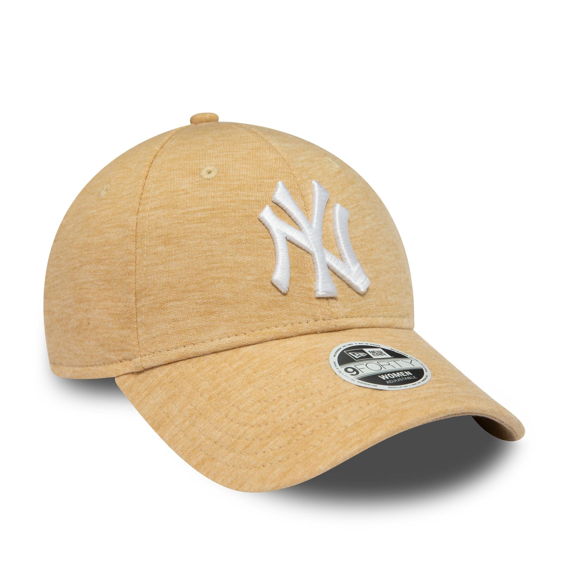 New York Yankees Womens Jersey Light Beige 9FORTY Adjustable Cap - Image 3